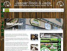 Tablet Screenshot of jasperrockandjade.com